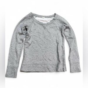 J. Crew Women’s Heather Gray with Sparkles Minimalist Long Sleeve Sweater XS